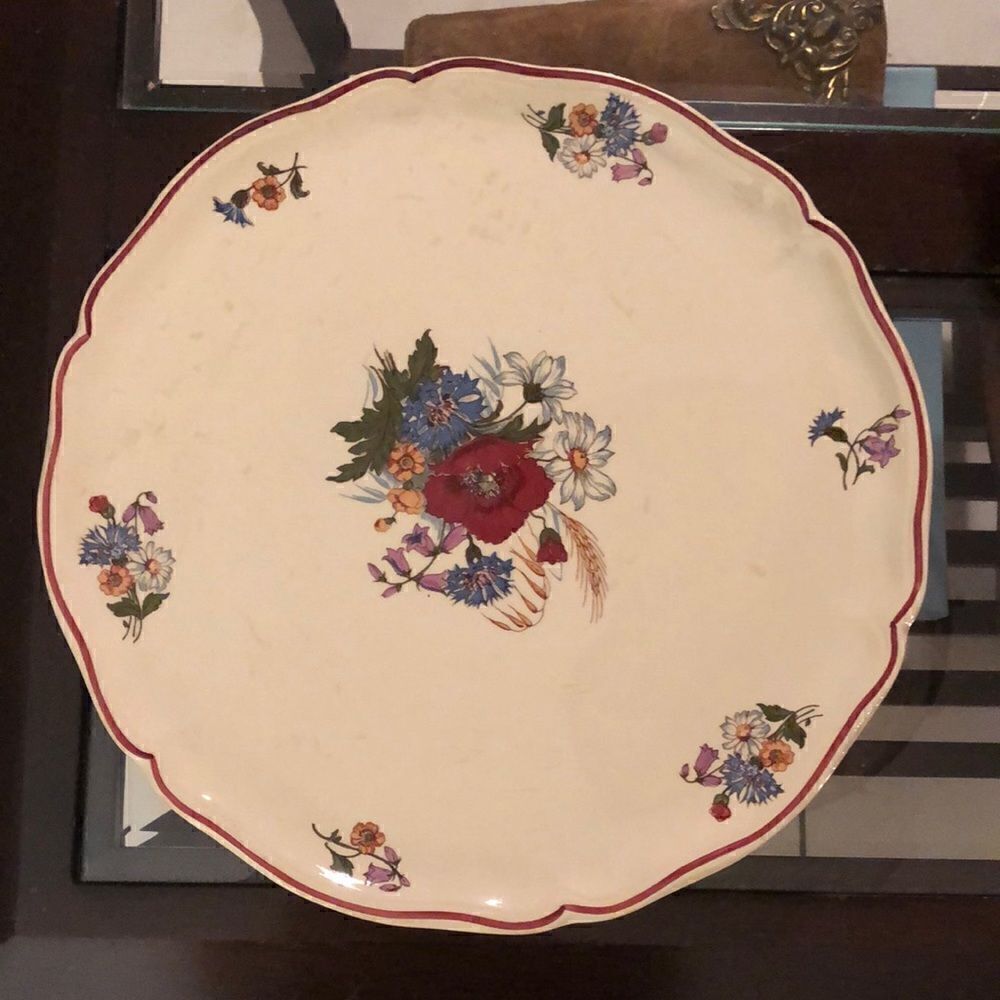 Agreste Sarreguemines Plate  